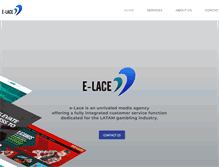 Tablet Screenshot of e-lace.com